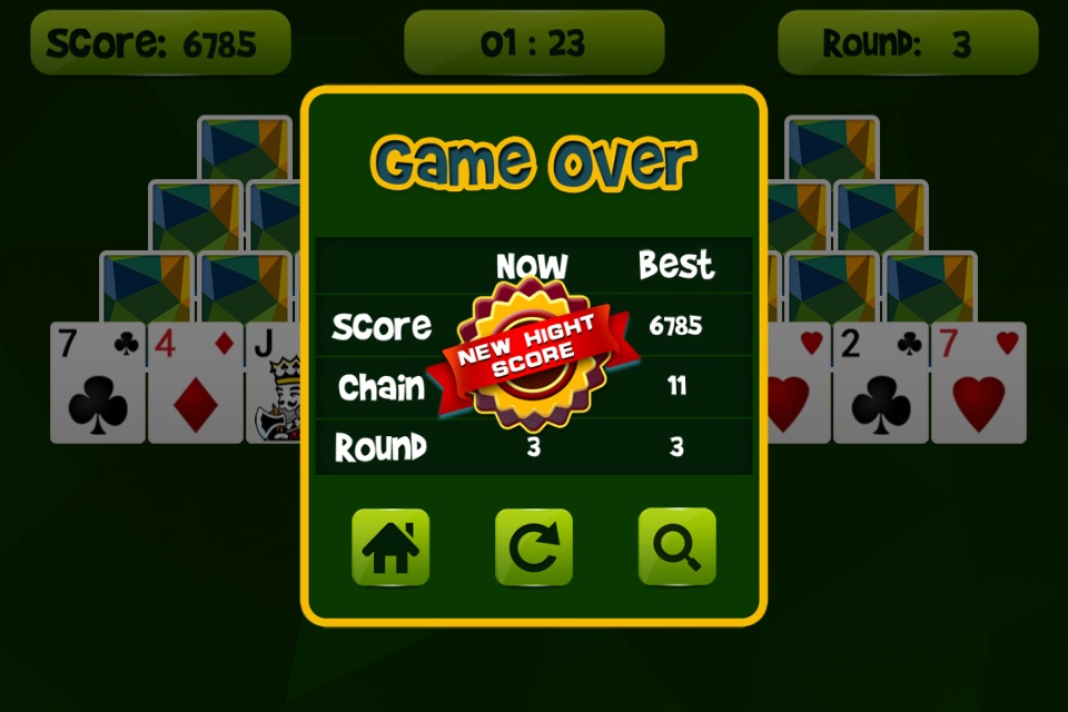 .Tri Peaks Solitaire screenshot 2