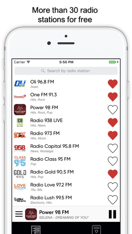 Radio Singapore : radios FM