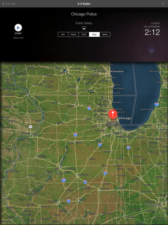 iPad Image of 5-0 Radio Police Scanner
