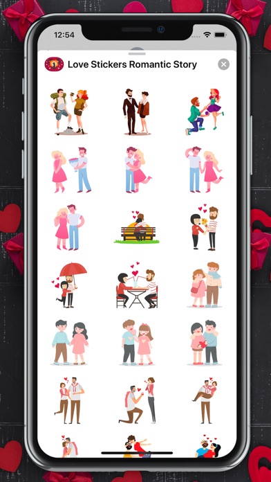 Love Stickers Romantic Story screenshot 2