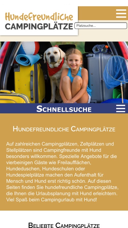 Hundefreundliche Campingplätze