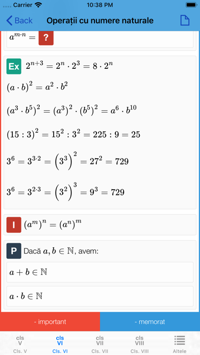 How to cancel & delete Mate10 Gimnaziu - formule matematice, teoreme, definiții, proprietăți, grafice, exemple și algoritmi de rezolvare from iphone & ipad 4