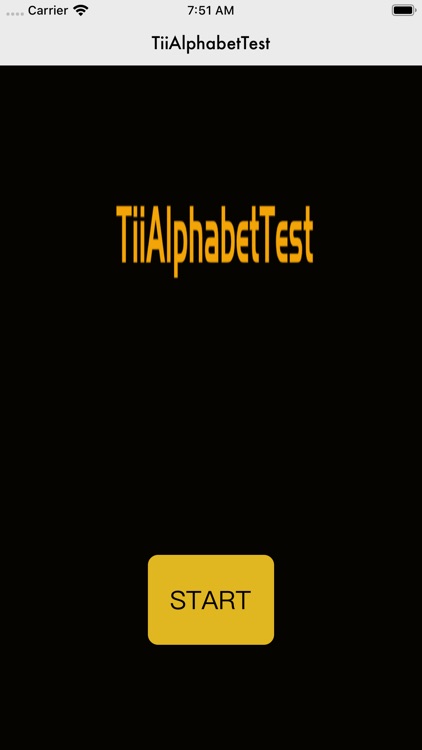 TiiAlphabetTest