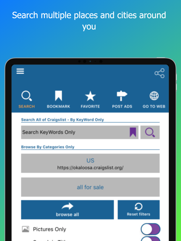 Classified Listings Mobile screenshot