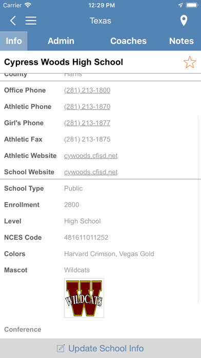 Clell Wade Coaches Directory screenshot 4