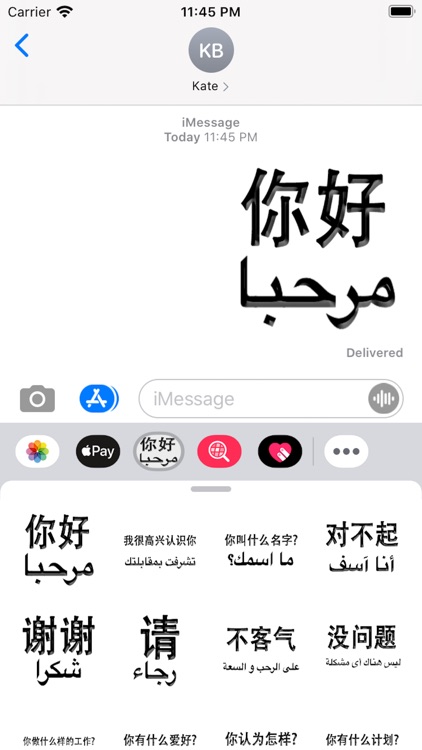 Arabic Chinese Sticker