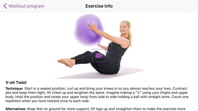 Training ball & exercise band screenshot-4