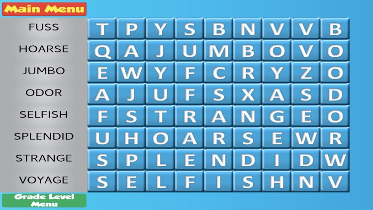 Word Search Grades 1-6 HD screenshot-5