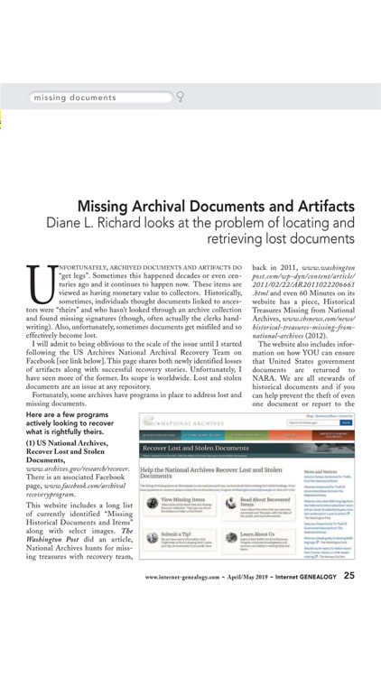 Internet Genealogy Magazine screenshot-4