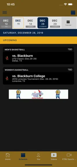 Game screenshot ETBU Athletics apk