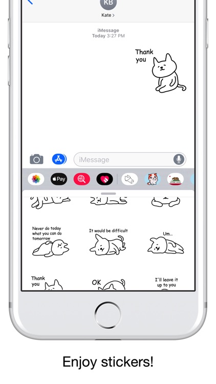 Bored cat - Emoji and Stickers screenshot-4