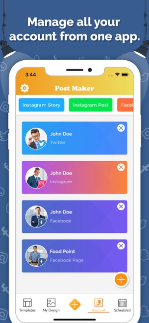 Social Media Post Maker(圖4)-速報App