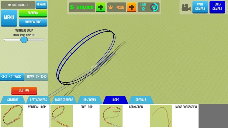 Roller Coaster Builder Mobile