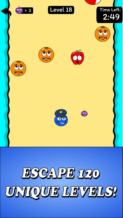 Grape Escape-Fruit Dodging Fun screenshot-3