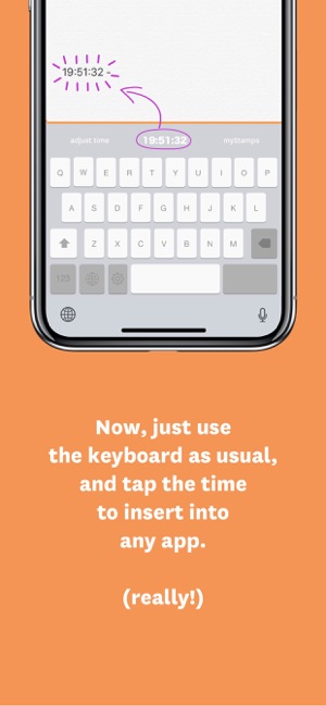 TimeStamp Keyboard & Snippets(圖2)-速報App