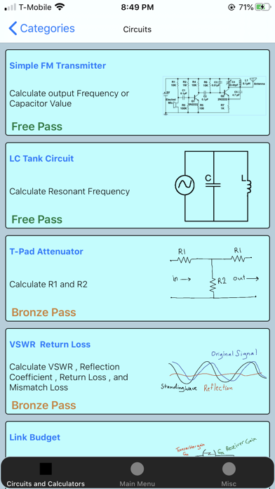 Electronics Circuit Calculator