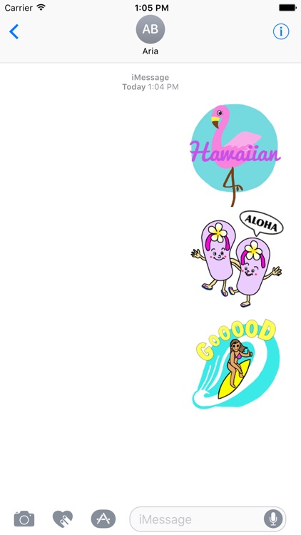 Hawaiian Life Icon Sticker