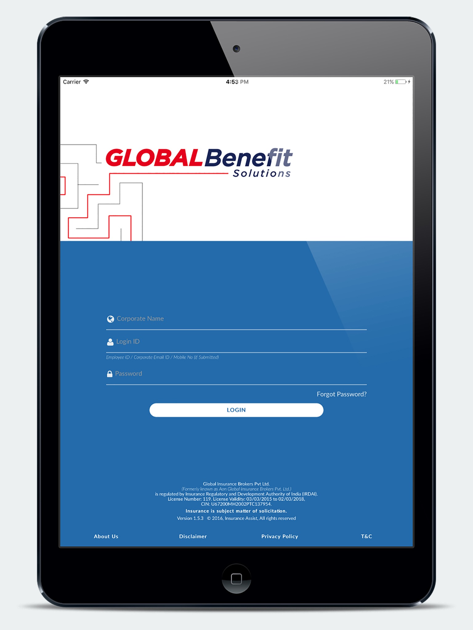 GLOBAL Benefit Solutions screenshot 2