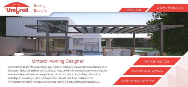 Umbroll Awning Designer