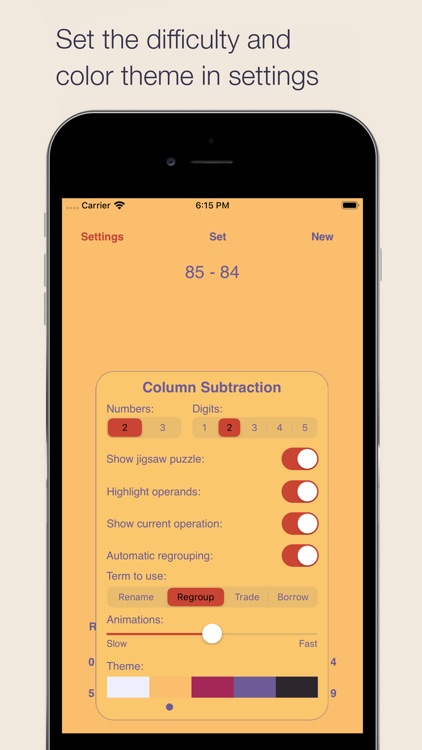 Column Subtraction