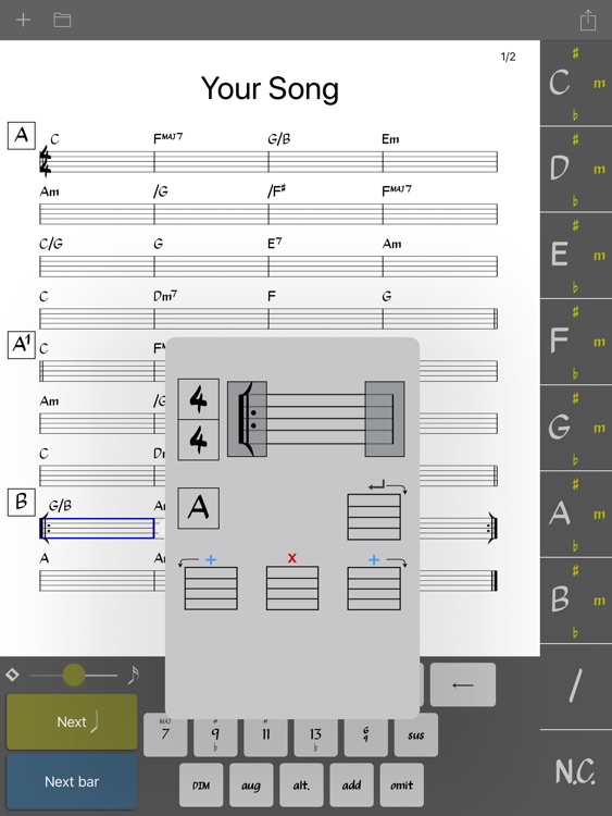 Chordsheet Maker - Lead sheet screenshot-3