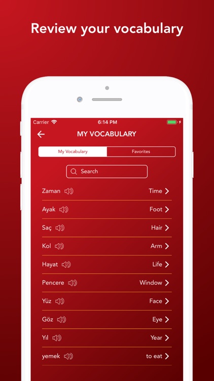 Tobo Learn Turkish Vocabulary screenshot-6