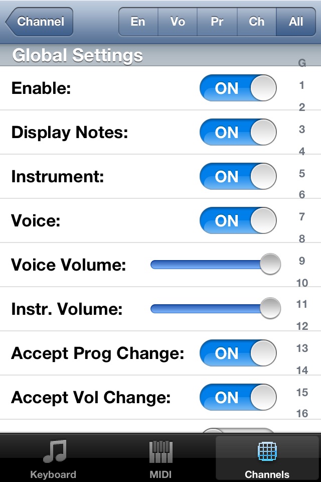 Musk MIDI Keyboard screenshot 3