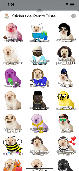 Stickers del Perrito Triste(圖1)-速報App