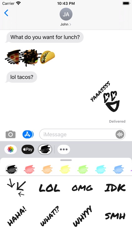 Permanent Marker Stickers