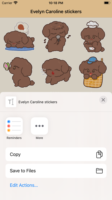 Evelyn Caroline stickers screenshot 4