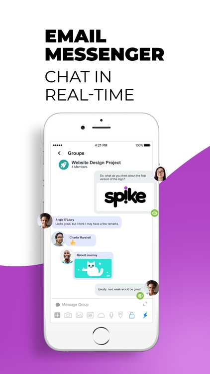 Spike Email - Team Chat & Mail screenshot-3