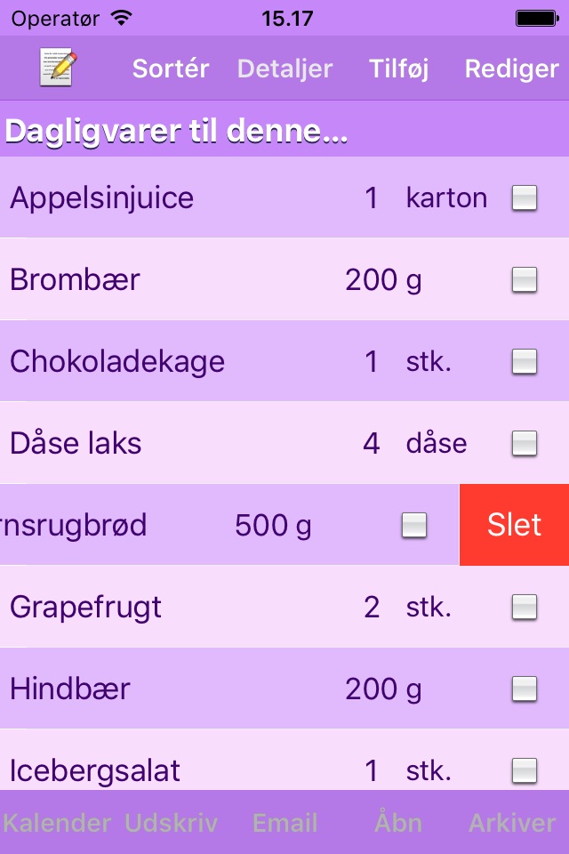 Shoppers List screenshot 2