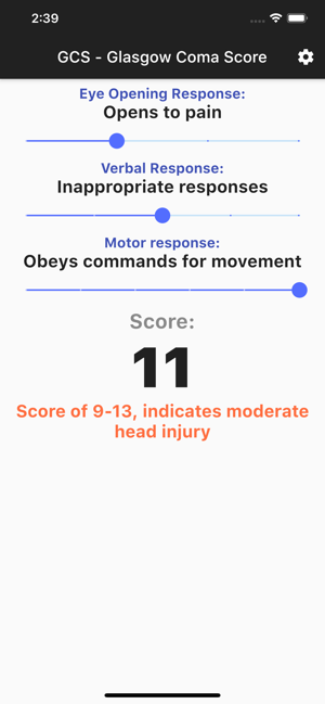 GCS Glasgow Coma Score(圖3)-速報App