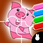 Baby Games: Animal, Coloring Book & Jigsaw Puzzles