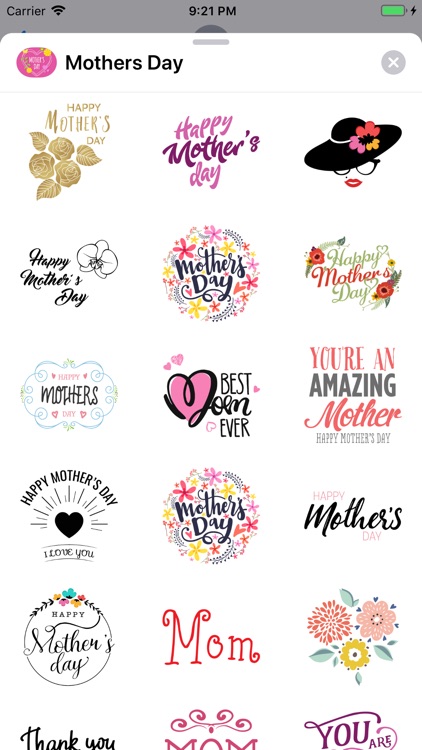 Mother's Day Greetings Sticker