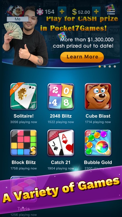 Pocket7Games: Play for Cash screenshot-5