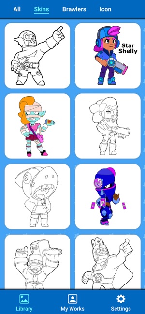 Coloring pages for Brawl Stars(圖7)-速報App