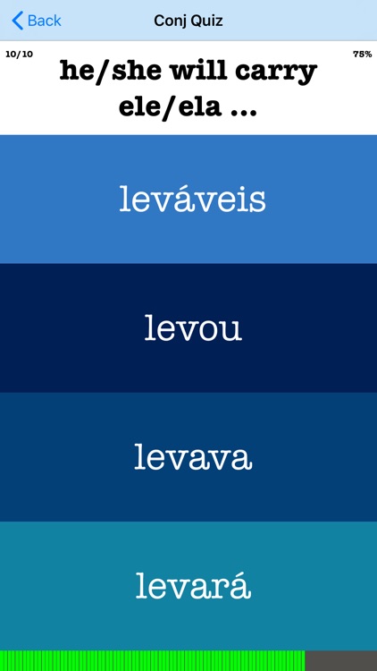 Portuguese Verb Blitz