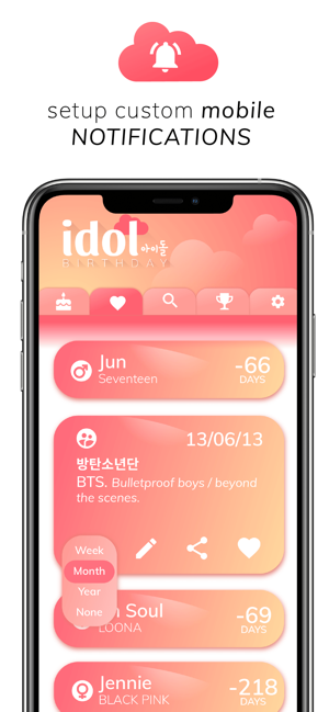 Kpop Idol Birthday Reminder(圖4)-速報App