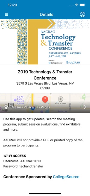 AACRAO Engage 2020(圖3)-速報App