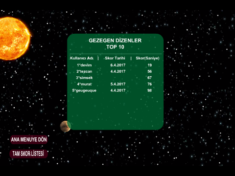 Gezegen Puzzle - náhled