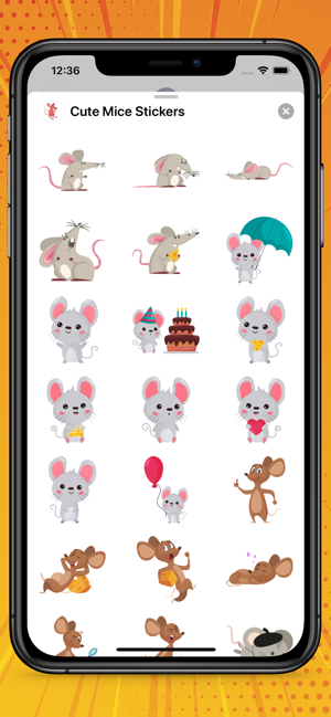 Cute Mice Stickers(圖2)-速報App