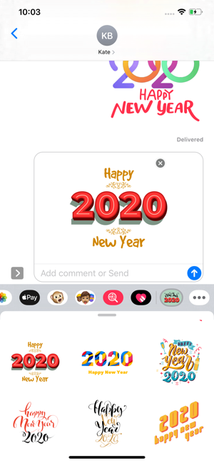 Welcome 2020 New Year Stickers(圖3)-速報App