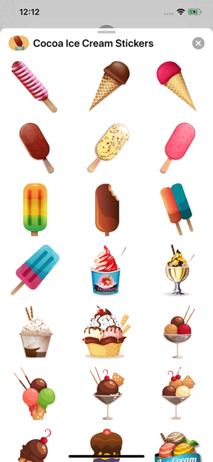 Cocoa Ice Cream Stickers(圖3)-速報App