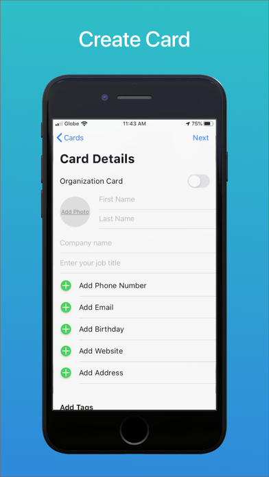 How to cancel & delete WeCards- Digital Business Card from iphone & ipad 1