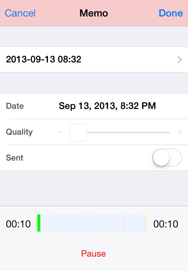 Audio Memos SE: Record Voice screenshot 2