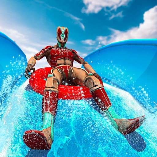 Superhero Water Park Slide '20