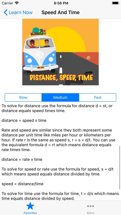 Speed And time Relation