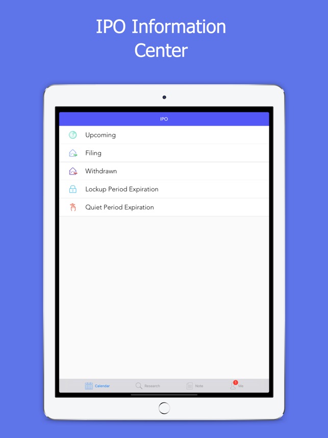Ipo Stocks Market Calendar On The App Store