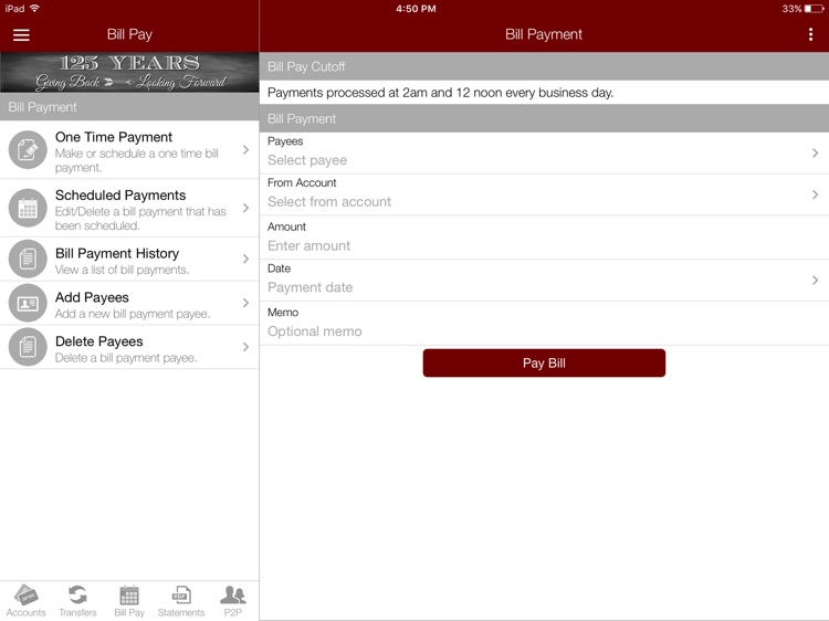 Citizens Bank WI for iPad screenshot-3